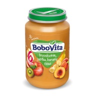 BoboVita Broskyne, jablká, banány a kiwi - 190 g