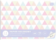 BLOK FAREBNÝ PAPIER A4/10K 115G PASTELOVÁ TLAČ