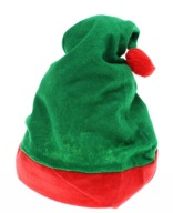 KLOBÚK ELFA škriatok Santa Claus Vianočný ŠKROKAT Santov pomocník