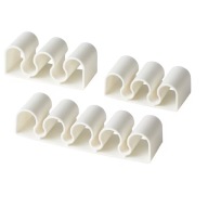 IKEA KALKSTUFF Držiak na organizér na káble biely 3