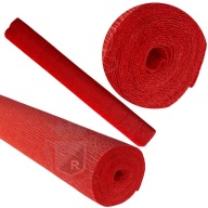 Taliansky krčený krepový papier 180g (50cmx2,5m) červený mak 618