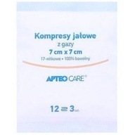 STERILNÉ PLYNOVÉ KOMPRESY 7X7CM 3KS (APTEO)