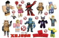 Umývateľné tetovanie pre deti ROBLOX CG352