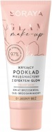 Soraya Glam Make Up Covering Face Foundation Glow Effect 01 Svetlo béžová