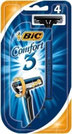 BIC COMFORT 3 Jednorazový holiaci strojček, 4 ks