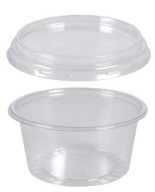 NÁDOBA + viečko NÁDOBY NA DIP OMÁČKU 100ml 100ks