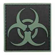 3D SYMBOL BIOHAZARD VELCRO GFC NÁŠIVKA
