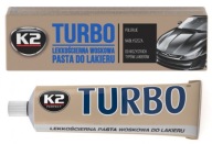K2 TURBO FAROVACIA PASTA NA ODSTRAŇOVANIE ŠKRABANCOV VOSK LESK ĽAHKÝ BRÚSNY 120g