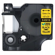 Páska pre DYMO D1 45018 12mm/7m žltá/čierna