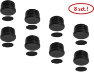 Zasúvacia koncovka na stoličky 16mm, 8 ks s PLSTENOM