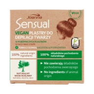 Joanna Sensual Vegan náplasti na depiláciu tváre 1