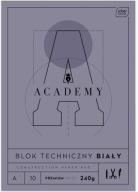 TECHNICKÝ BLOK BIELY A4 ACADEMY PREMIUM 10 LIST