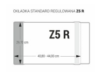 Biurfol Z5R nastaviteľný kryt 297mm x 408-440mm