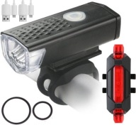 BICYKLOVÁ LAMPA PRE LED BICYKEL PREDNÉ ZADNÉ OSVETLENIE