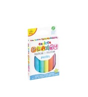 Plastelína 6 farieb, 100g, pastel Carioca PLASTY