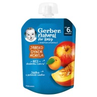 Gerber mousse Jablčná tekvica marhuľová po 6 mesiacoch 80g