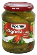Rolnik Uhorky s chilli 720 ml