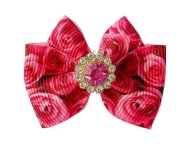 Glamour kvetinová mašľa 4,5 cm KGR002 York elastický pás