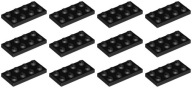 LEGO 3020 TANIER 2x4 čierna NOVINKA (15g) 12 ks.