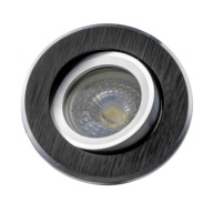 RODA KRUHÁ HALEGÉNOVÁ LAMPA, ČIERNA KARTOVANÁ