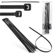 10x sťahovacie pásky Káblové pásky Zipsy 8,8 x 600 mm Silné UV sťahovacie pásky