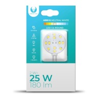G4 Okrúhla LED žiarovka 2W 12V AC/DC 4500K 120° 180lm