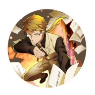 Bungou Stray Dogs Kunikida 58mm špendlík