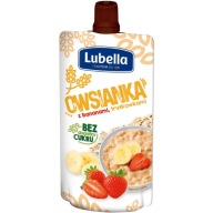 Lubella Mousse Ovsené vločky s banánmi a jahodami 100g