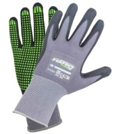 Rukavice Stalco Powermax Nitrile Flex Dots veľkosť 9