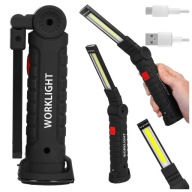 WORKSHOP LIGHT LED USB dobíjacie s COB magnetom 5v1