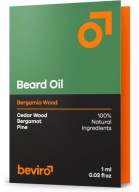 Beviro Bergamia Wood - Cédrový olej na bradu borovica bergamot tester 1 ml