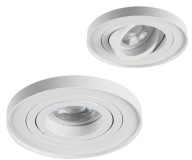 Kanlux LED stropné svietidlo pohyblivé drobné 10W GU10 hliníkové biele