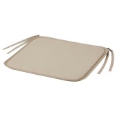 IKEA BRÄMÖN Vankúš na stoličku, sivo-béžová zvnútra/zvonka