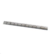 Samolepiace závažia na motorku, zinok, 12x5g, pochrómované