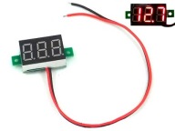 Digitálny LED panelový voltmeter 2,5-30V ČERVENÝ