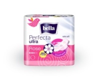 Bella Perfecta, Ultra Rose, Hygienické vložky s krídelkami, 10 kusov