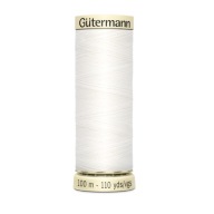 Gutermannove nite 100m, farba 800, biela