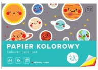 Vystrihovací blok Farebný papier A4/10k na umelecké dielo 115g Interprint