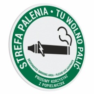 Fajčiarska zóna - nálepka 20x20