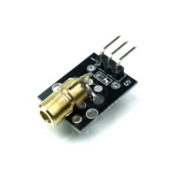 Laserový diódový modul 650nm 5mW 5V laser KY-008