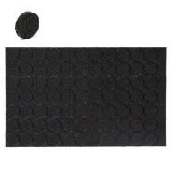 Plstené podložky na stoličky 20 mm samolepiace okrúhle čierne 77 kusov