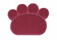 Podložka pod misku DOG CAT, protišmyková podložka Pink/Burgundy Rozmery. 30 x 40 cm