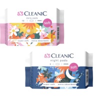 CLEANIC SOFT NIGHT & DAY Dámske hygienické vložky na deň a noc