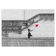 Samolepky A5 LEVEL Banksy Girl Hope
