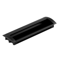 ÚCHYTKA NA ZABUDOVANÝ NÁBYTOK 326 MATNÁ ČIERNA MIESTA - 96MM