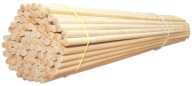 Tyčinky z cukrovej vaty 38 cm, 100 ks, okrúhle bambusové