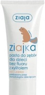 Zubná pasta Ziaja Ziajka s xylitolom bez fluoridu