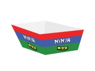BOXY NA NINJA chipsy dekorácia bojovníkov 4 ks