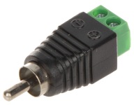 KONEKTOR KONEKTORA KONEKTORA ADAPTÉRA CINCH RCA PLUG
