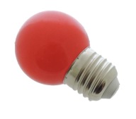 DEKORATÍVNA LED ŽIAROVKA 1W E27 230V ČERVENÁ GUĽA